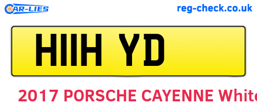 H11HYD are the vehicle registration plates.