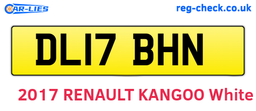 DL17BHN are the vehicle registration plates.