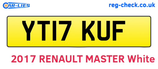 YT17KUF are the vehicle registration plates.