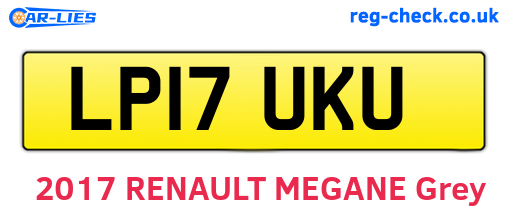 LP17UKU are the vehicle registration plates.