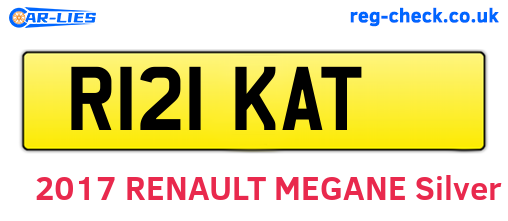 R121KAT are the vehicle registration plates.