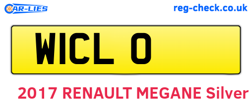 W1CLO are the vehicle registration plates.