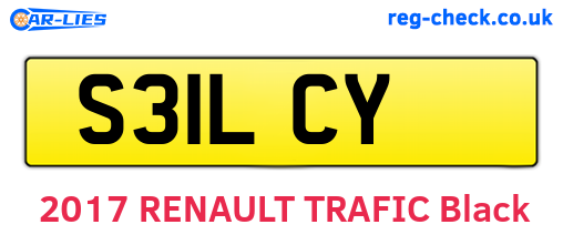 S31LCY are the vehicle registration plates.