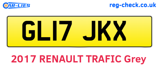 GL17JKX are the vehicle registration plates.