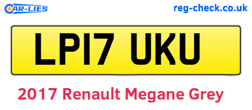 Grey 2017 Renault Megane (LP17UKU)