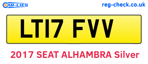 LT17FVV are the vehicle registration plates.