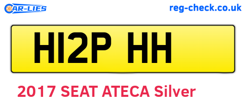 H12PHH are the vehicle registration plates.
