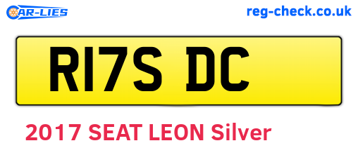 R17SDC are the vehicle registration plates.