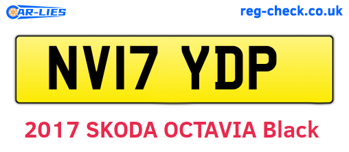NV17YDP are the vehicle registration plates.