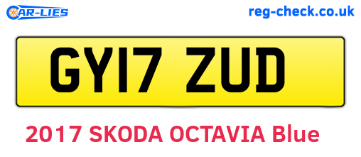 GY17ZUD are the vehicle registration plates.