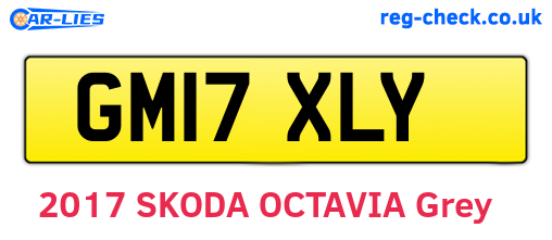 GM17XLY are the vehicle registration plates.