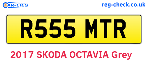 R555MTR are the vehicle registration plates.