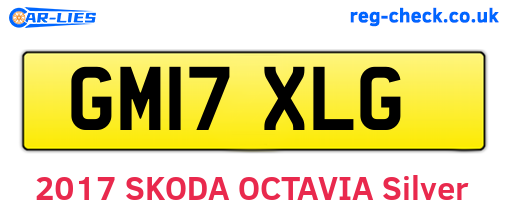 GM17XLG are the vehicle registration plates.