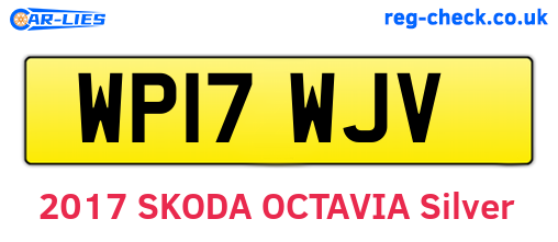 WP17WJV are the vehicle registration plates.