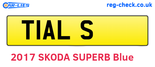 T1ALS are the vehicle registration plates.