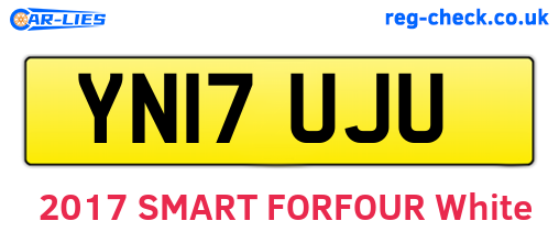 YN17UJU are the vehicle registration plates.