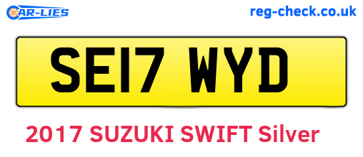 SE17WYD are the vehicle registration plates.