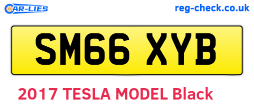 SM66XYB are the vehicle registration plates.