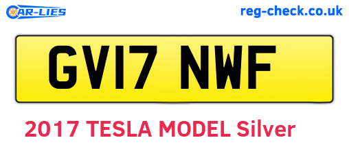 GV17NWF are the vehicle registration plates.