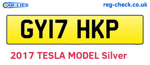 GY17HKP are the vehicle registration plates.
