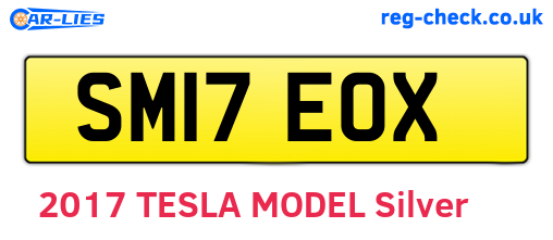 SM17EOX are the vehicle registration plates.