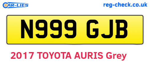 N999GJB are the vehicle registration plates.