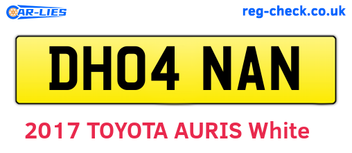 DH04NAN are the vehicle registration plates.