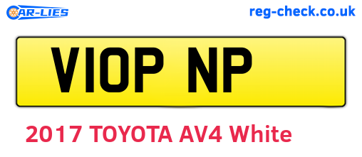 V10PNP are the vehicle registration plates.