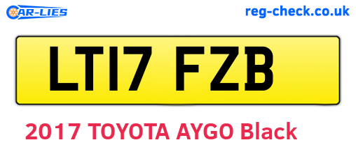 LT17FZB are the vehicle registration plates.