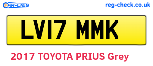 LV17MMK are the vehicle registration plates.