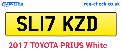 SL17KZD are the vehicle registration plates.