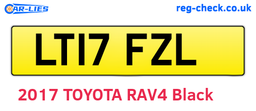 LT17FZL are the vehicle registration plates.