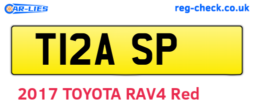 T12ASP are the vehicle registration plates.