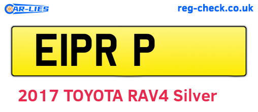 E1PRP are the vehicle registration plates.