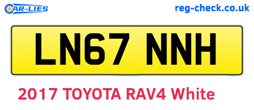 LN67NNH are the vehicle registration plates.