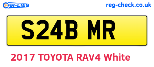 S24BMR are the vehicle registration plates.
