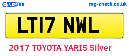 LT17NWL are the vehicle registration plates.