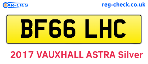 BF66LHC are the vehicle registration plates.