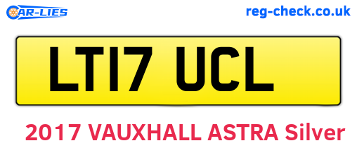 LT17UCL are the vehicle registration plates.