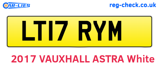 LT17RYM are the vehicle registration plates.