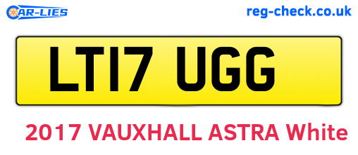 LT17UGG are the vehicle registration plates.