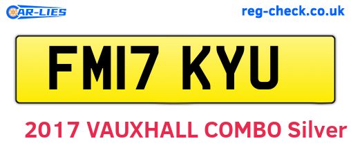 FM17KYU are the vehicle registration plates.