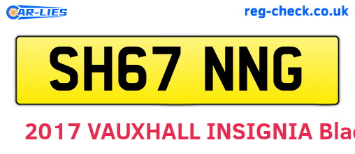 SH67NNG are the vehicle registration plates.