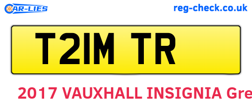 T21MTR are the vehicle registration plates.