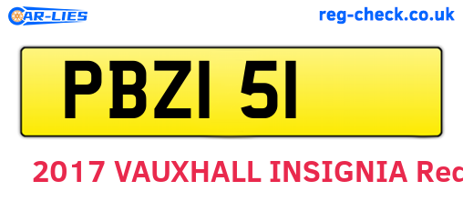 PBZ151 are the vehicle registration plates.