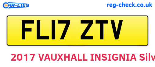 FL17ZTV are the vehicle registration plates.