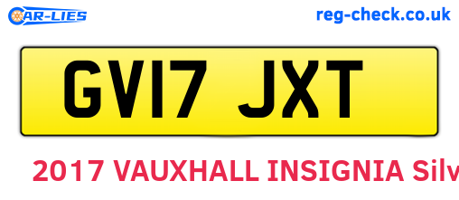 GV17JXT are the vehicle registration plates.