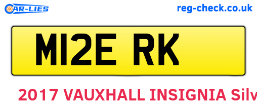 M12ERK are the vehicle registration plates.