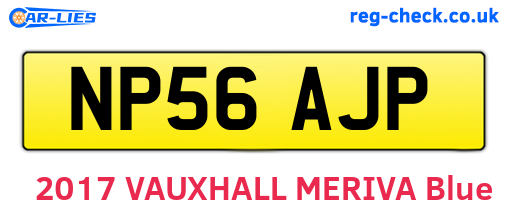 NP56AJP are the vehicle registration plates.