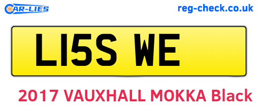 L15SWE are the vehicle registration plates.